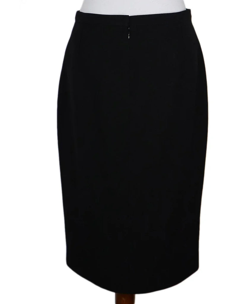 Dolce & Gabbana Black Wool Skirt sz 10 - Michael's Consignment NYC