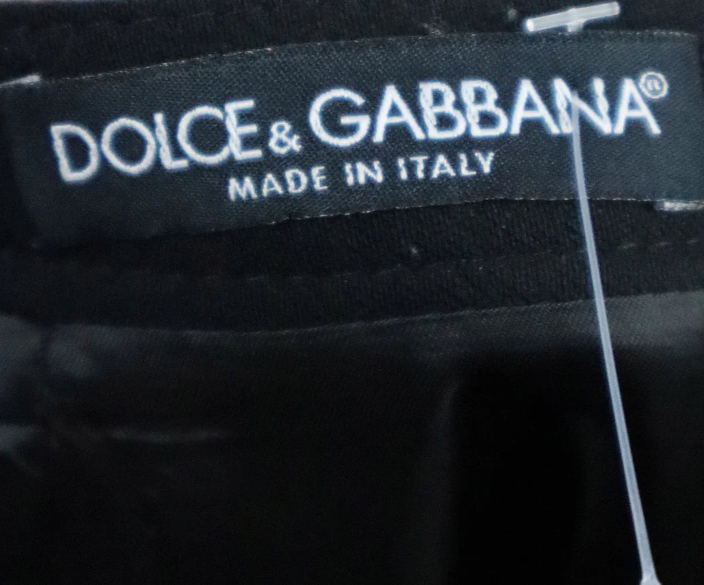 Dolce & Gabbana Black Wool Skirt sz 10 - Michael's Consignment NYC