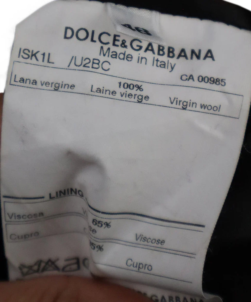 Dolce & Gabbana Black Wool Skirt sz 10 - Michael's Consignment NYC