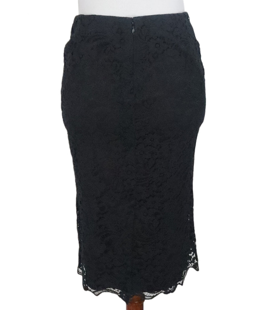 Dolce & Gabbana Black Lace Skirt 2