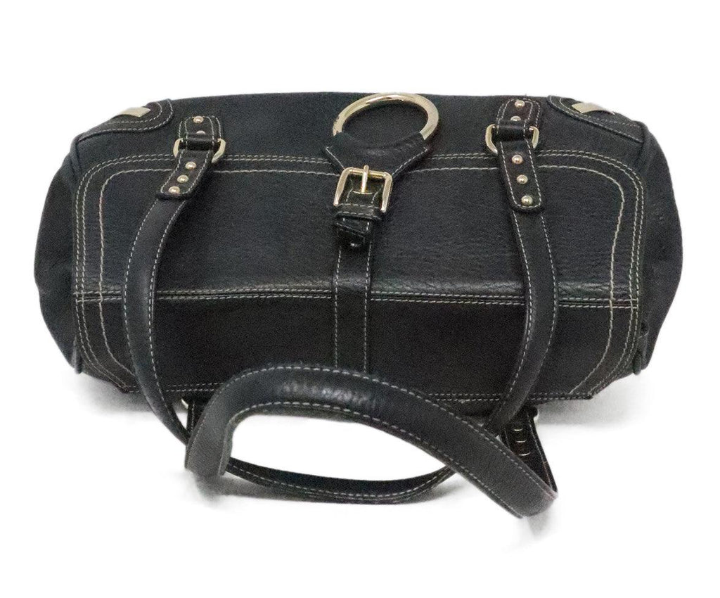 Dolce & Gabbana Black Leather Satchel Bag - Michael's Consignment NYC