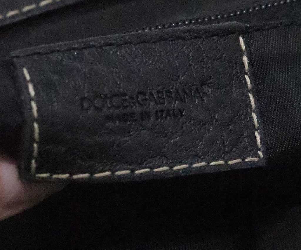 Dolce & Gabbana Black Leather Satchel Bag - Michael's Consignment NYC