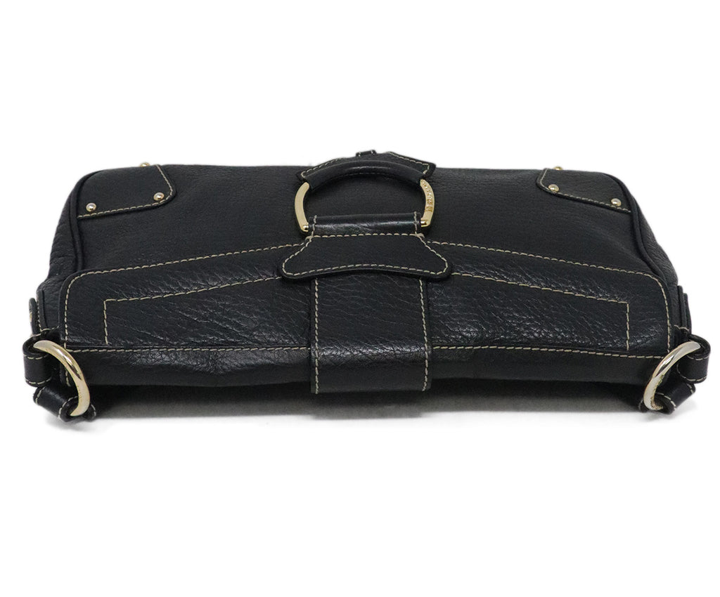 Dolce & Gabbana Black Leather Shoulder Bag 4