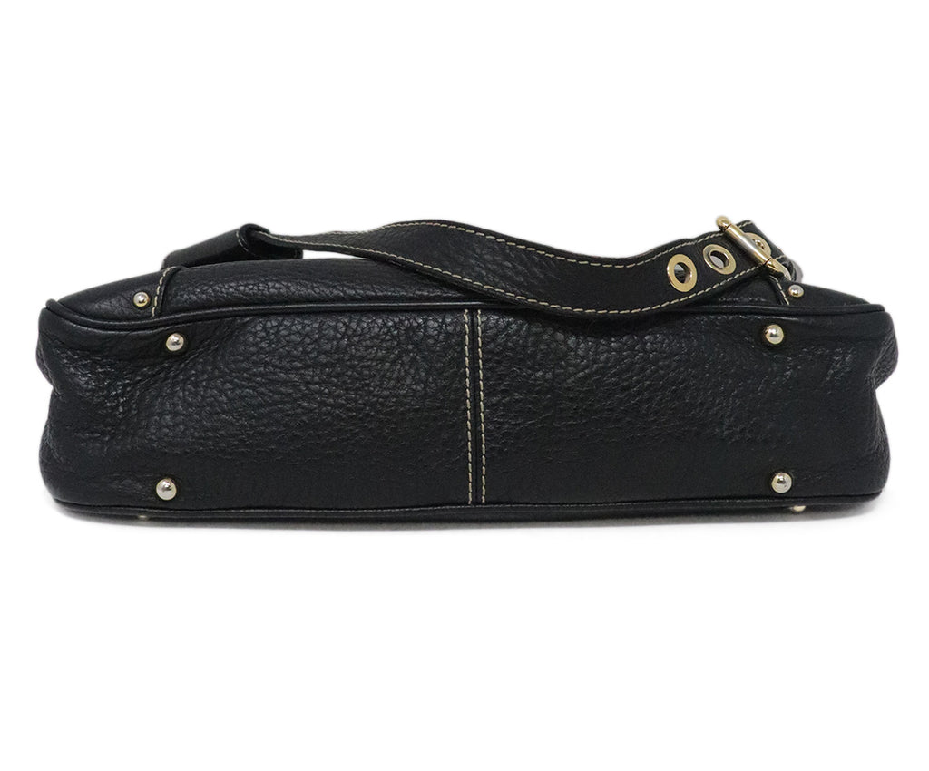 Dolce & Gabbana Black Leather Shoulder Bag 3