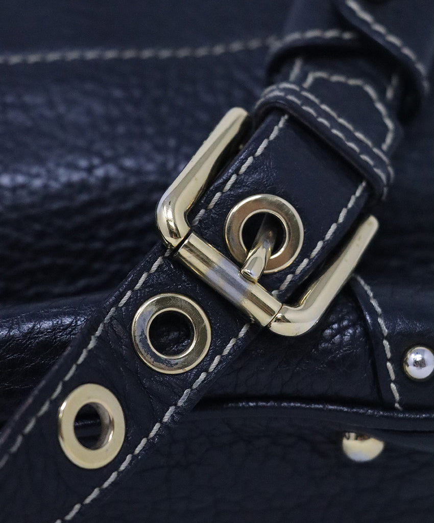 Dolce & Gabbana Black Leather Shoulder Bag 8