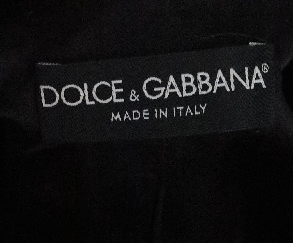 Dolce & Gabbana Black Silk Skirt Suit 3