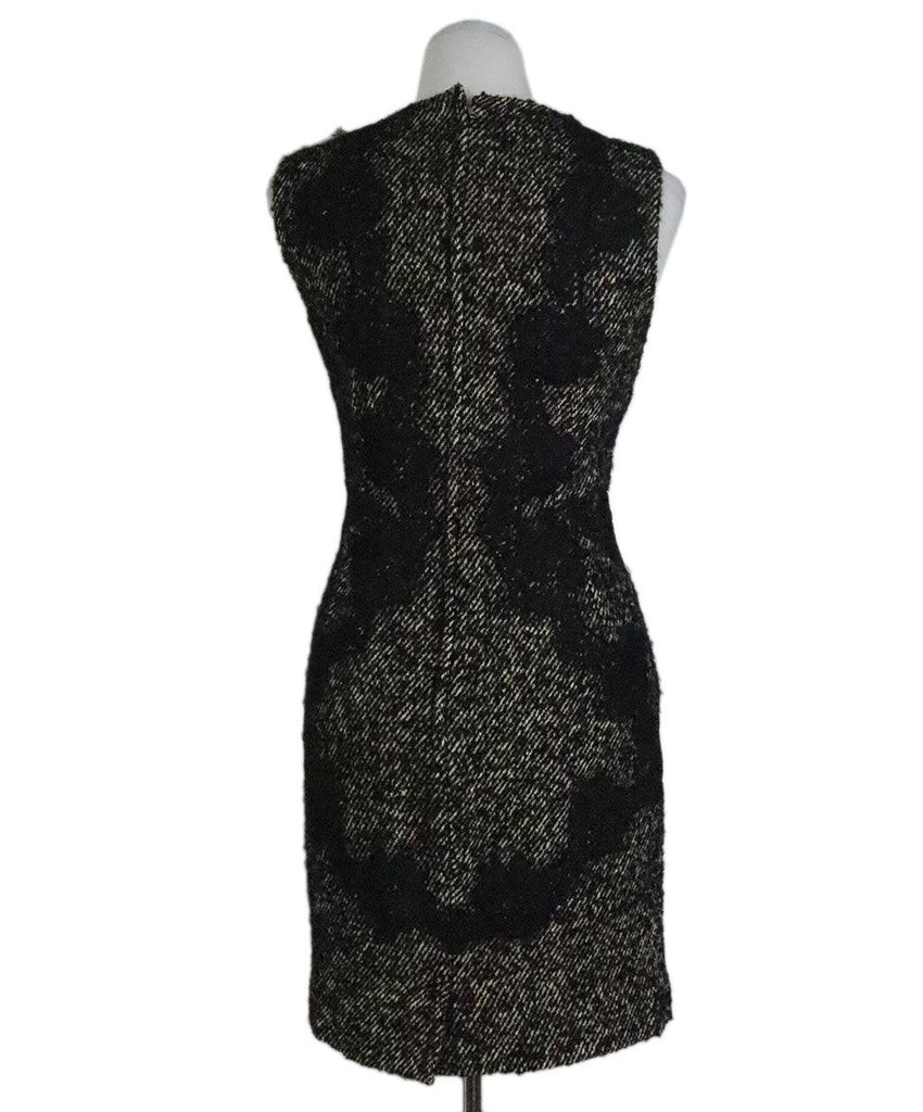 Dolce & Gabbana Black & Beige Wool & Lace Dress sz 4 - Michael's Consignment NYC
