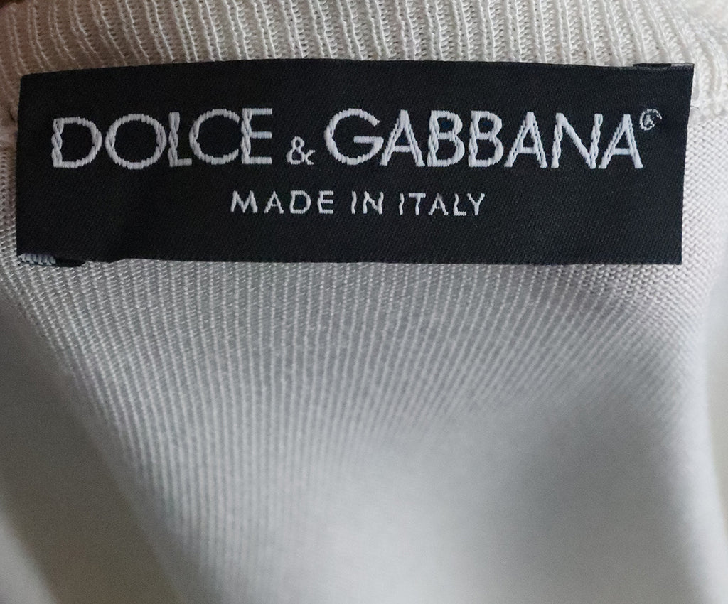 Dolce & Gabbana Ivory Lace Sweater Set 4