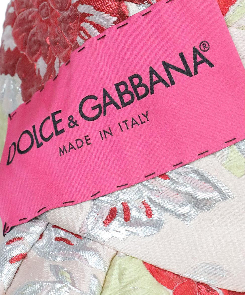 Dolce & Gabbana Pink Floral Silk Dress sz 6 - Michael's Consignment NYC