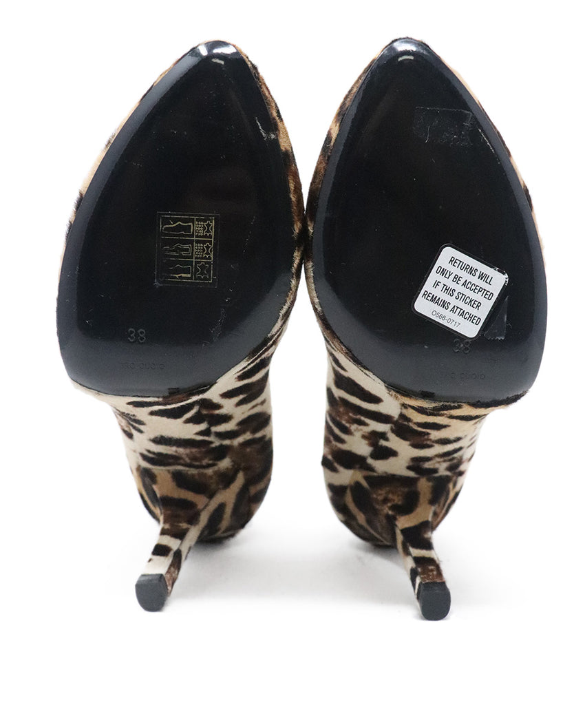 Dolce & Gabbana Leopard Print Fur Heels 3