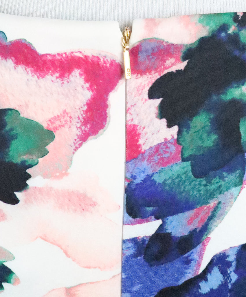 Donna Karan Multicolored Floral Polyester Dress 5