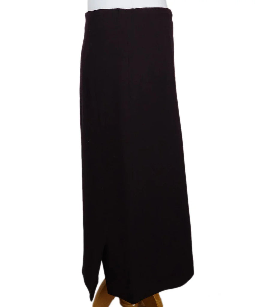 Dries Van Noten Purple Wool Skirt sz 6 - Michael's Consignment NYC