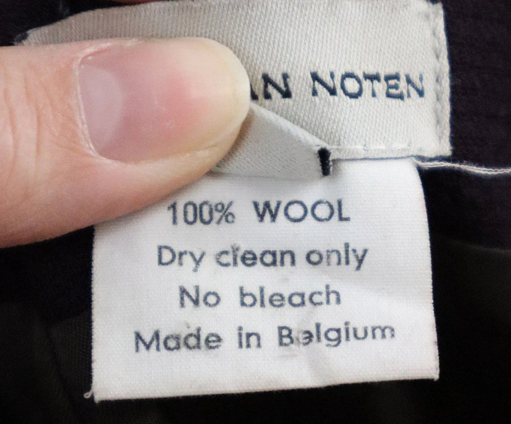 Dries Van Noten Purple Wool Skirt sz 6 - Michael's Consignment NYC