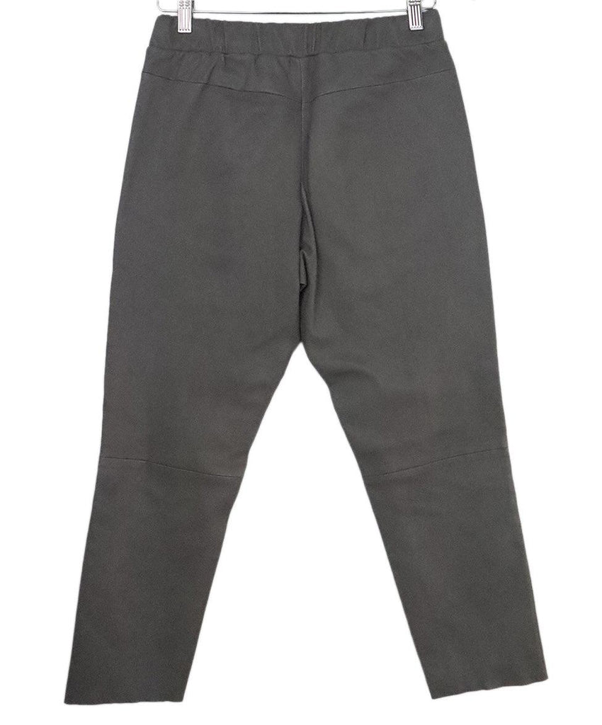 Elbi Concept Grey Leather Pants 1