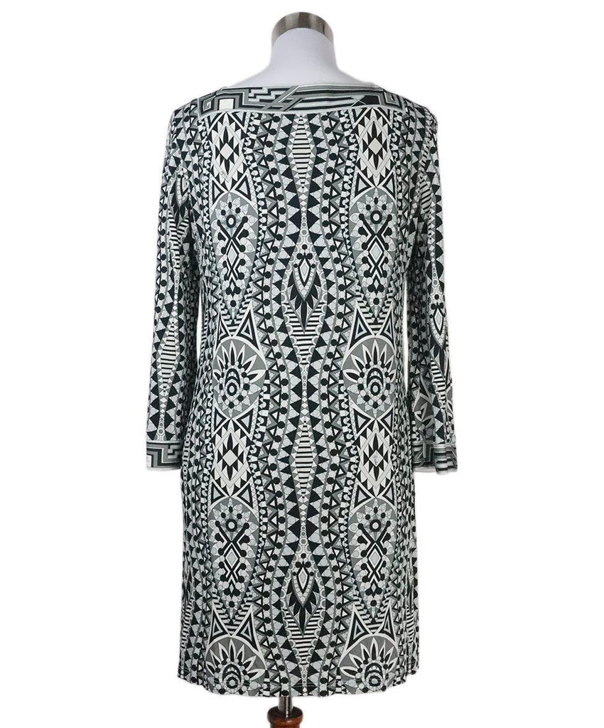 Emilio Pucci Black & Grey Print Dress sz 10 - Michael's Consignment NYC