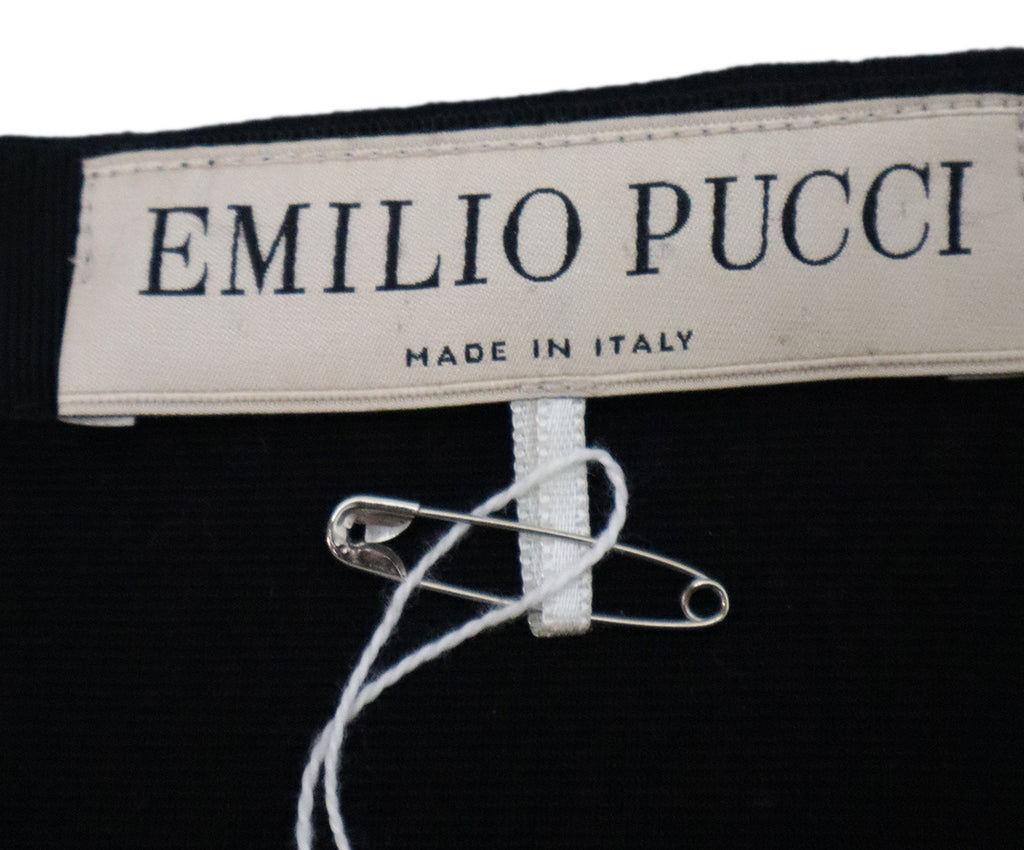 Emilio Pucci Black Lace Trim Skirt 3