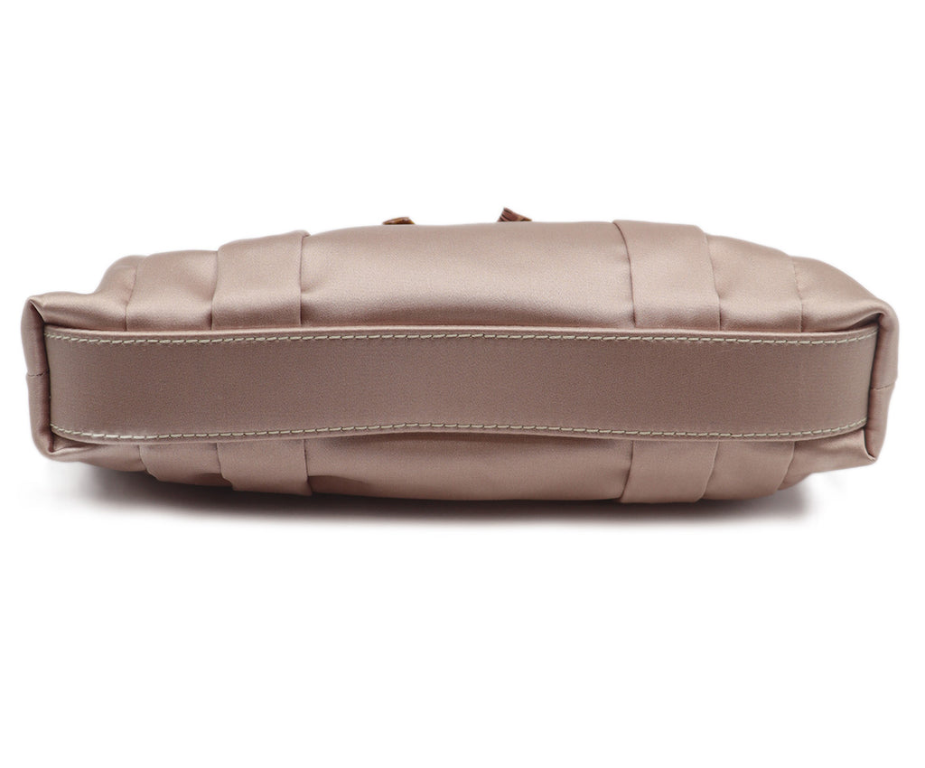 Emilio Pucci Pink Satin Bow Handbag 3