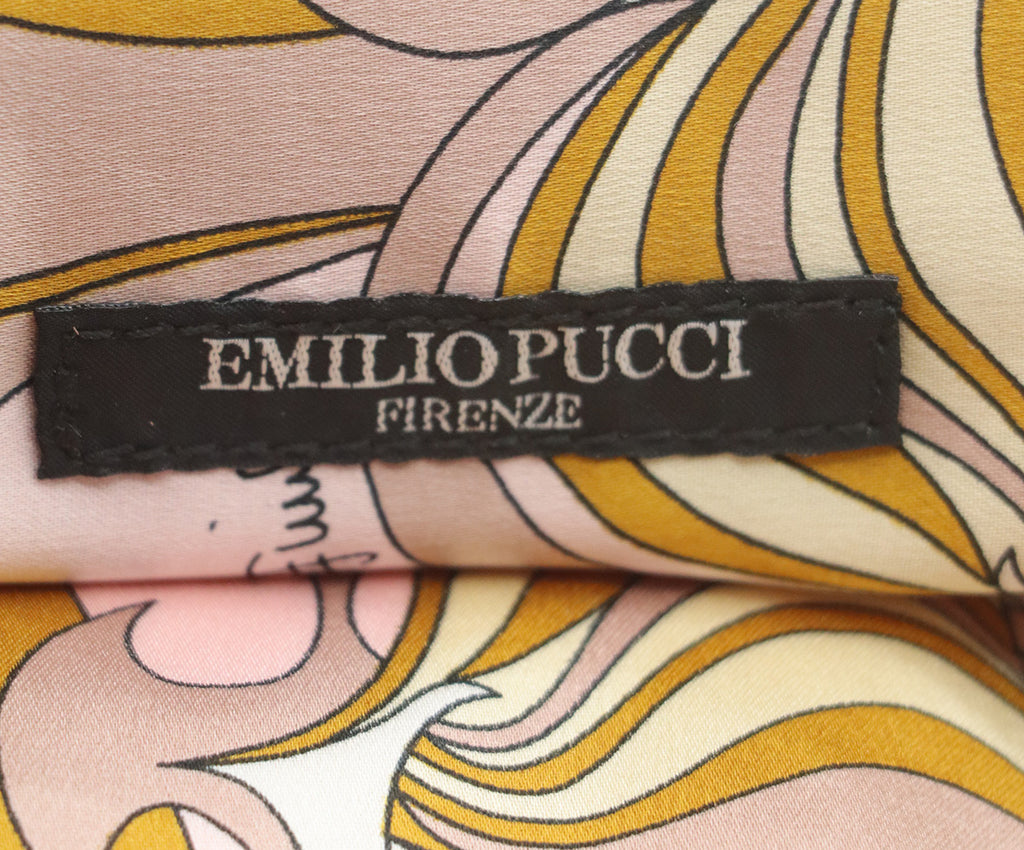 Emilio Pucci Pink Satin Bow Handbag 7