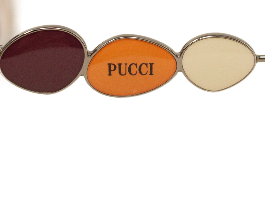 Emilio Pucci White & Purple Sunglasses 4