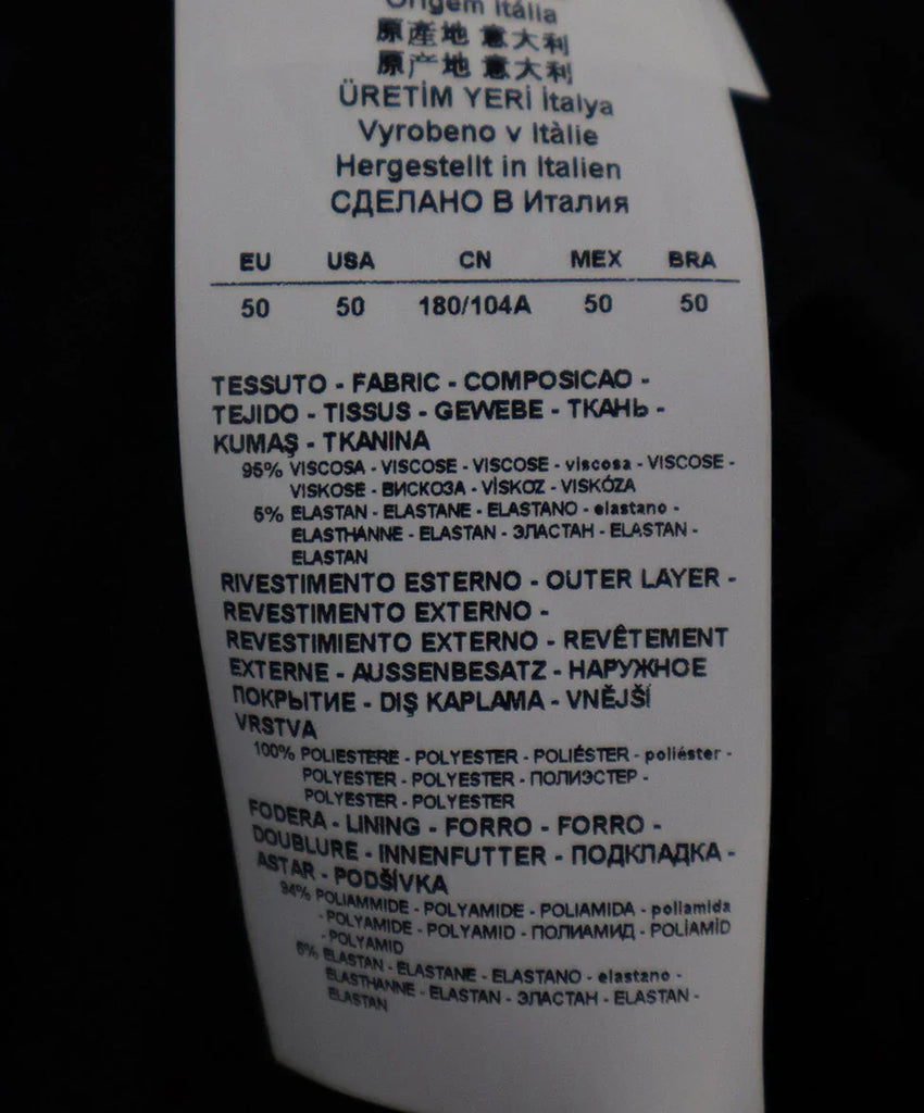 Emporio Armani Black Sequin Top sz 14 - Michael's Consignment NYC