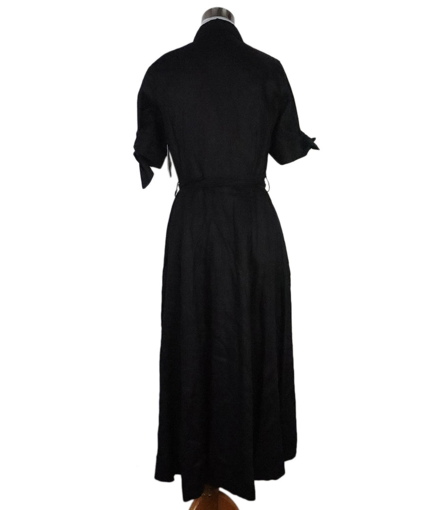 Equipment Black Linen Dress 2