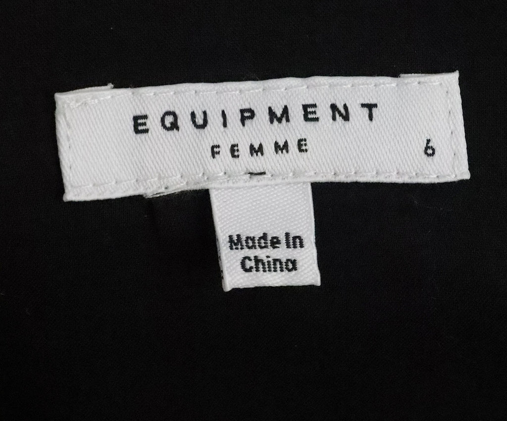 Equipment Black Linen Dress 3