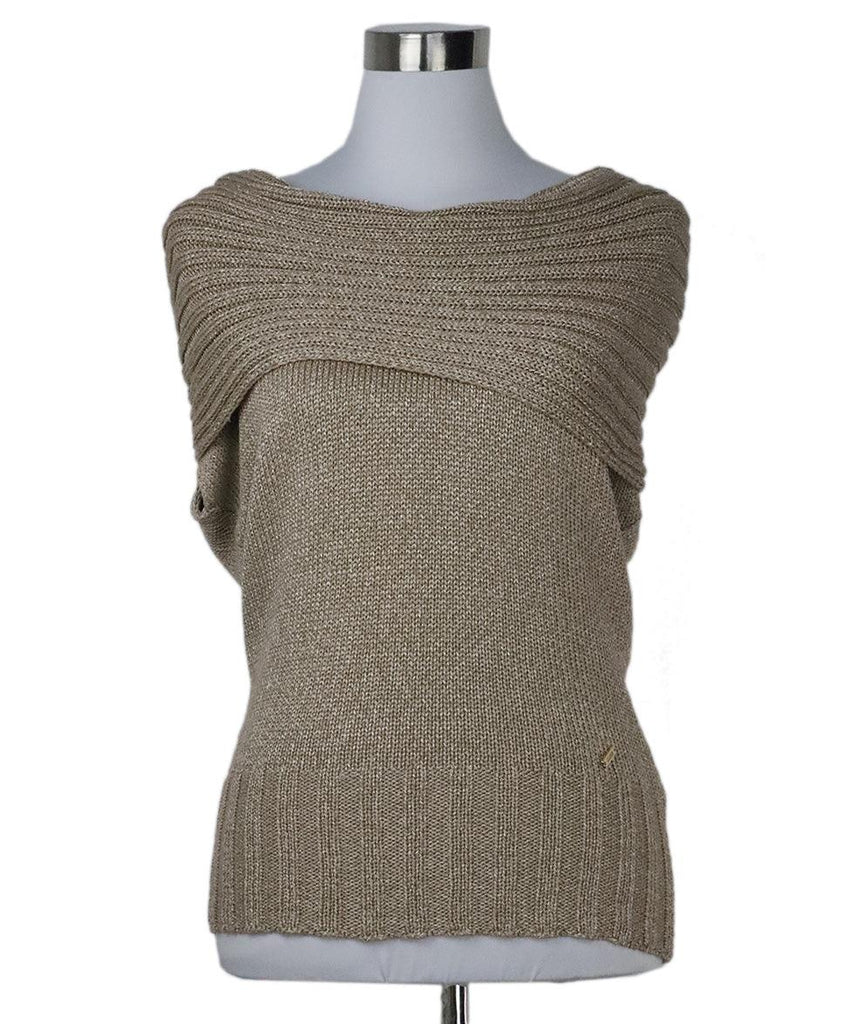 Escada Beige Knit Sweater sz 6 - Michael's Consignment NYC