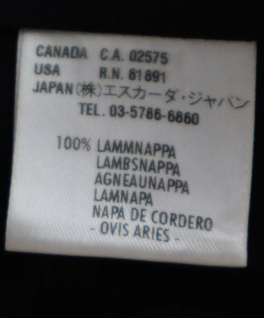 Escada Vintage Fuchsia Leather Jacket w/ Hooks sz 4 - Michael's Consignment NYC