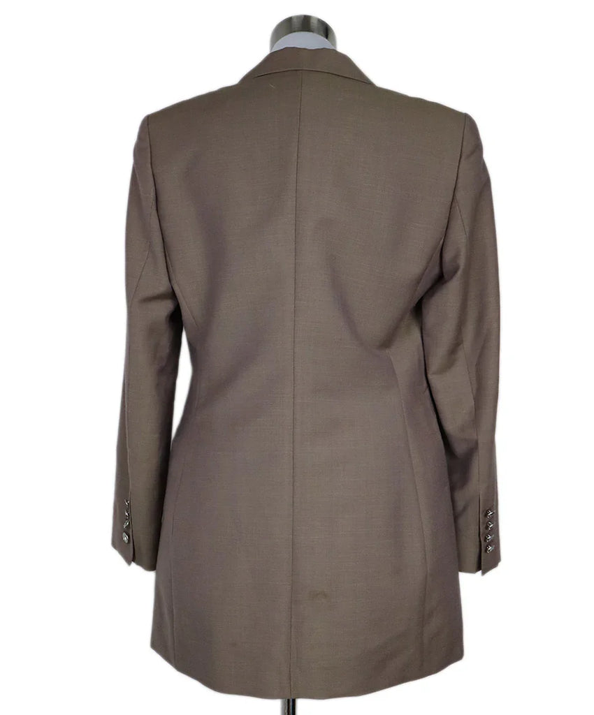 Escada Purple & Taupe Wool Blazer sz 2 - Michael's Consignment NYC