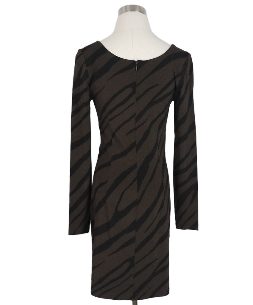 Et Ochs Brown & Black Viscose Dress 2