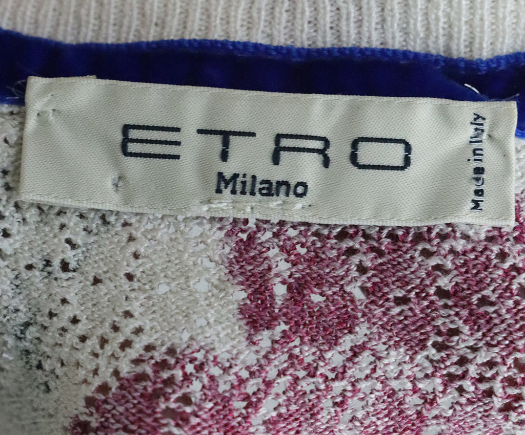 Etro Multicolor Silk Cardigan 3