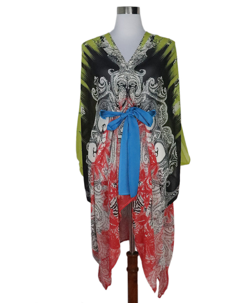 Etro Multicolor Print Silk Tunic 