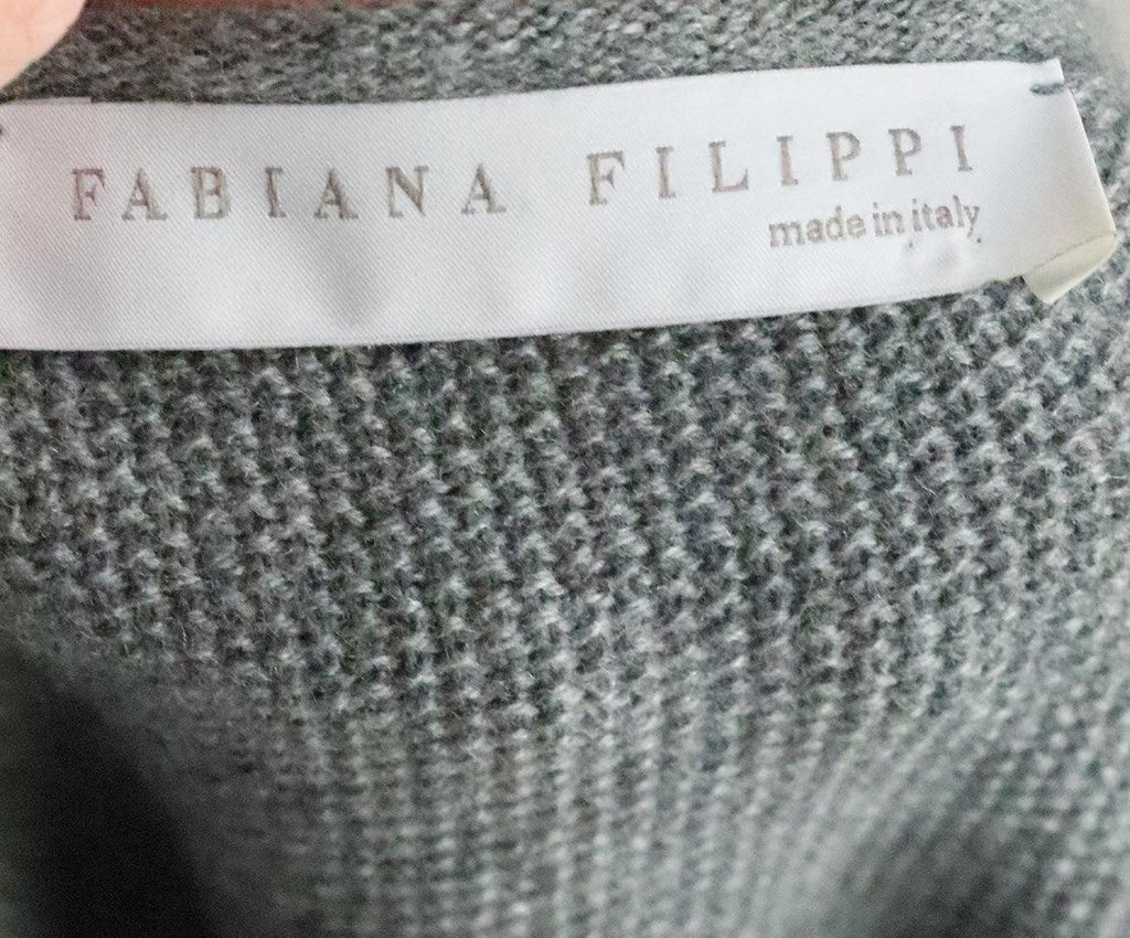 Fabiana Filippi Grey Knit Dress sz 8 - Michael's Consignment NYC