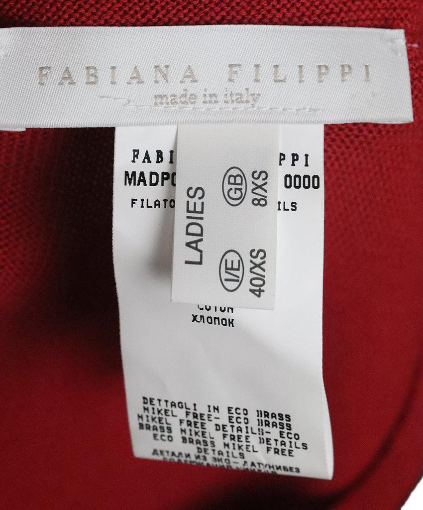 Fabiana Filippi Red Sweater 3