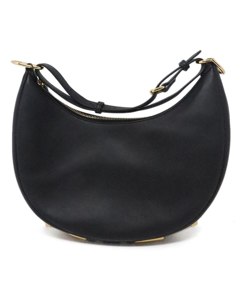 Fendi Black Leather Fendigraphy Shoulder Bag 2