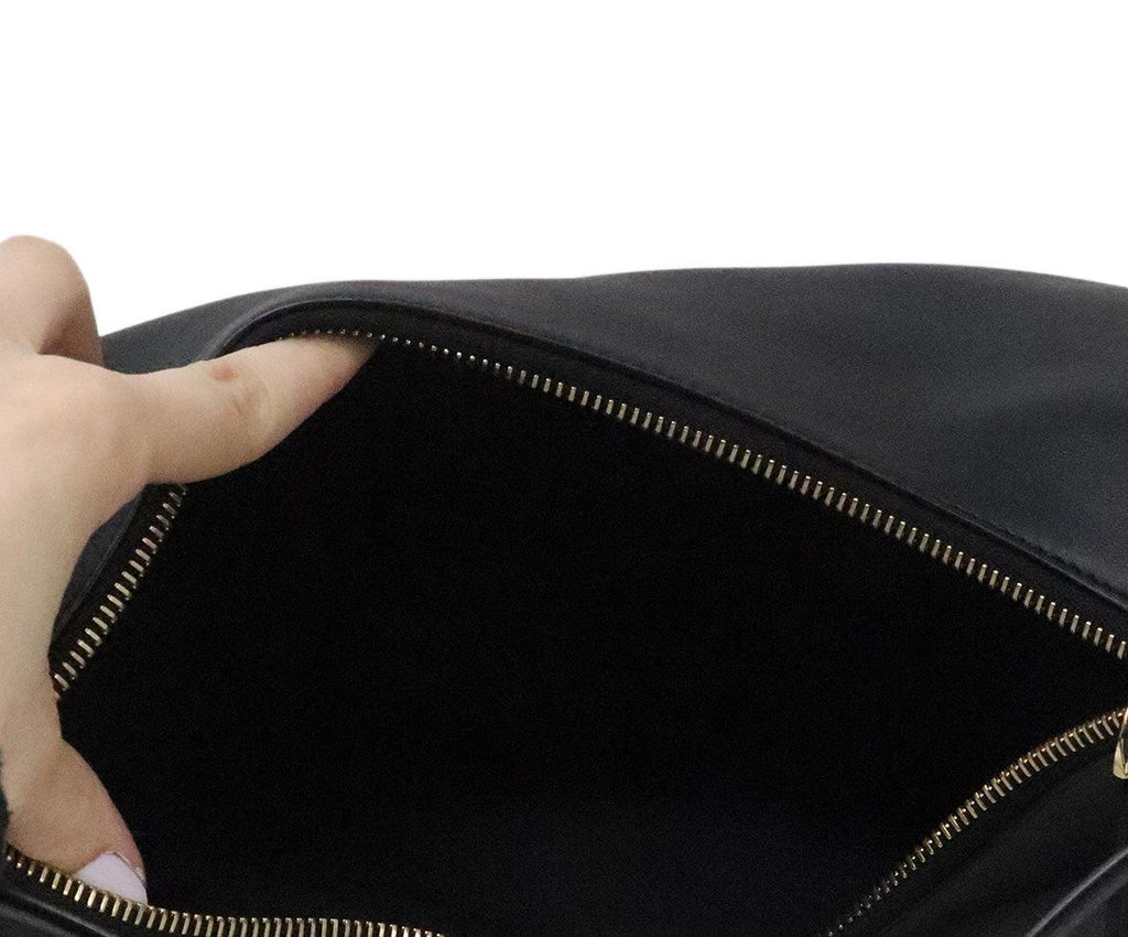 Fendi Black Leather Fendigraphy Shoulder Bag - Michael's Consignment NYC