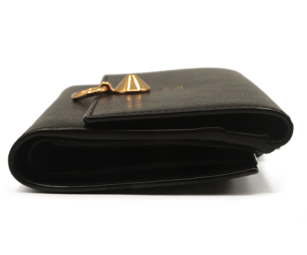 Fendi Black Leather Wallet - Michael's Consignment NYC