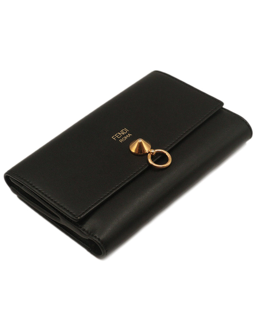 Fendi Black Leather Wallet - Michael's Consignment NYC