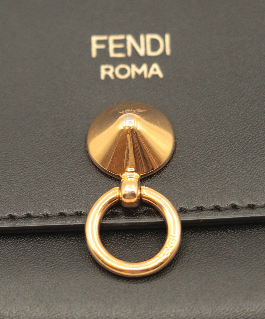 Fendi Black Leather Wallet - Michael's Consignment NYC