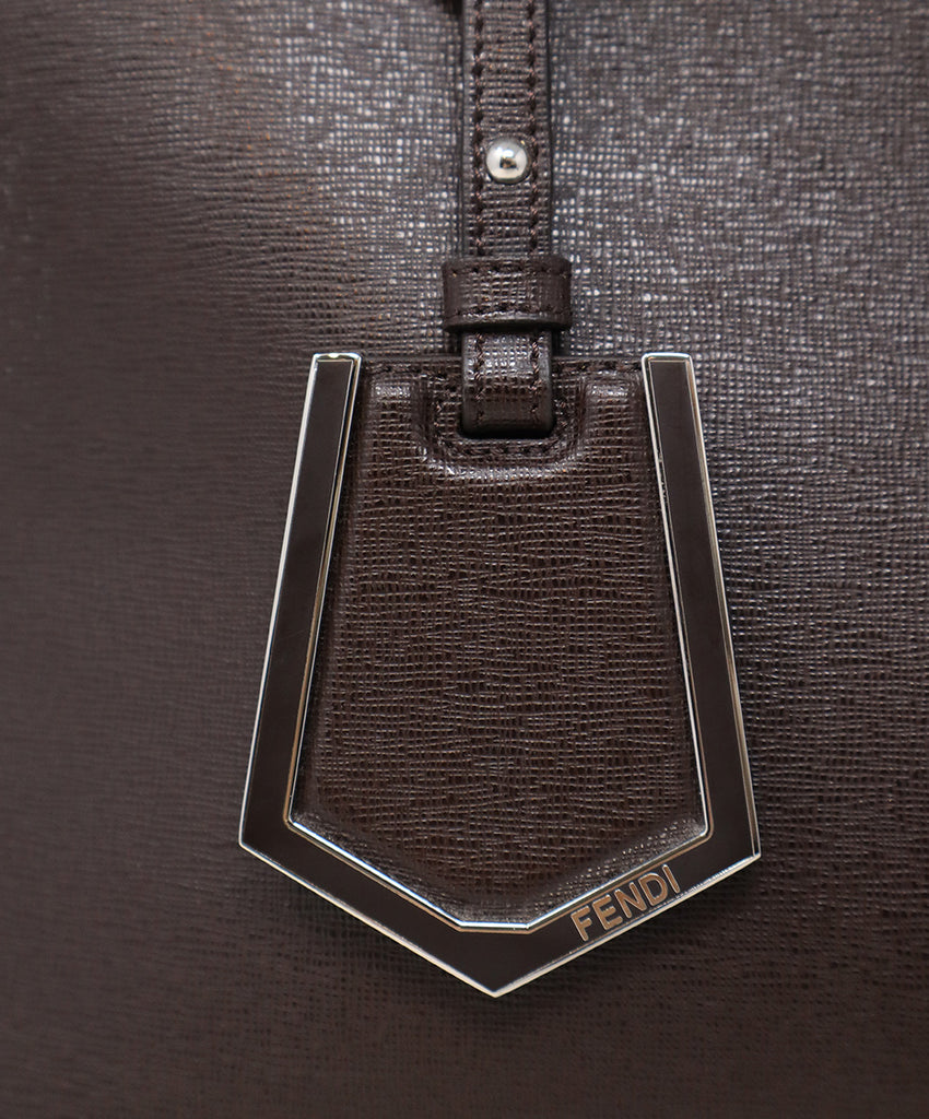 Fendi Brown Leather 2Jours Tote 10