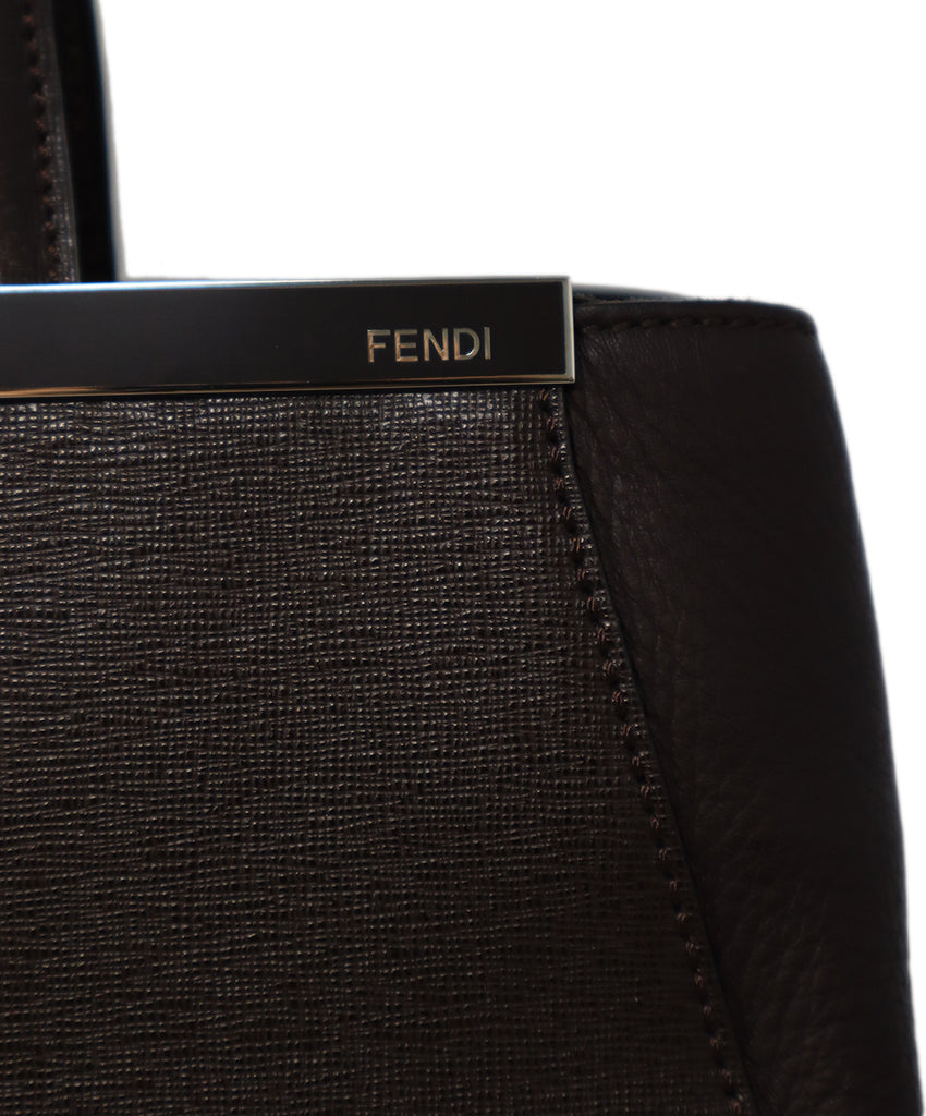 Fendi Brown Leather 2Jours Tote 8