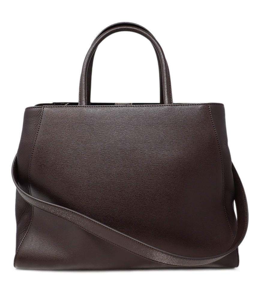 Fendi Brown Leather 2Jours Tote 2