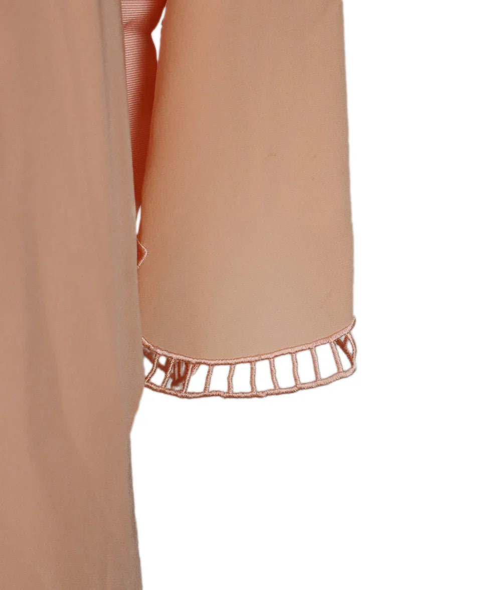 Fendi Pink Silk Bow Embroidered Dress sz 6 l Michael's Luxury Consignment Michael's Consignment NYC Fendi Pink Silk Bow Embroidered Dress sz 6 l Michael's Luxury Consignment Michael's Consignment NYC