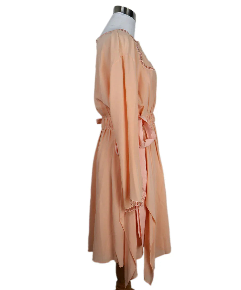 Fendi Pink Silk Bow Embroidered Dress sz 6 l Michael's Luxury Consignment Michael's Consignment NYC Fendi Pink Silk Bow Embroidered Dress sz 6 l Michael's Luxury Consignment Michael's Consignment NYC