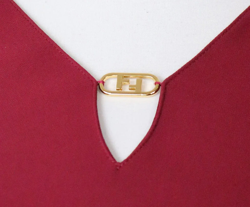 Fendi Purple Silk Dress sz 4 - Michael's Consignment NYC