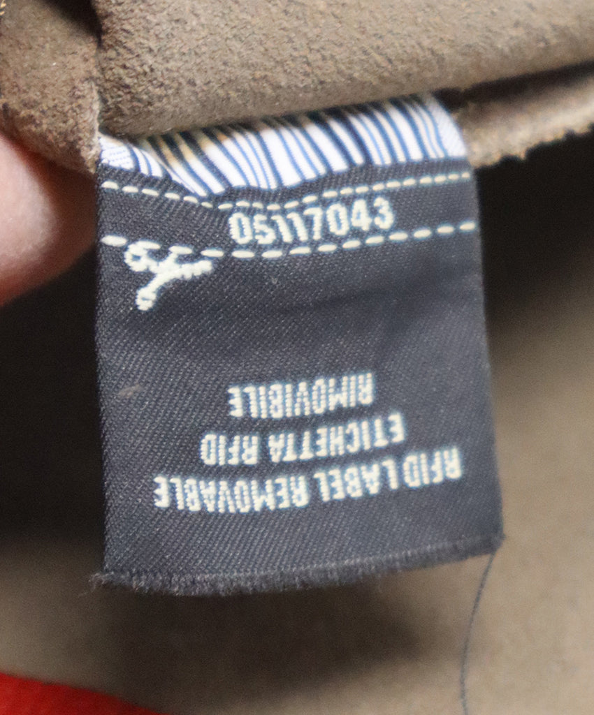 Fendi Red Leather Vienna Tote 7