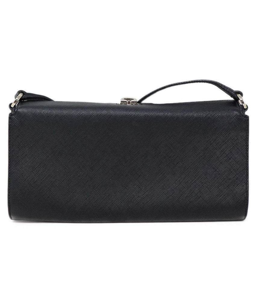 Ferragamo Black Leather Shoulder Bag - Michael's Consignment NYC