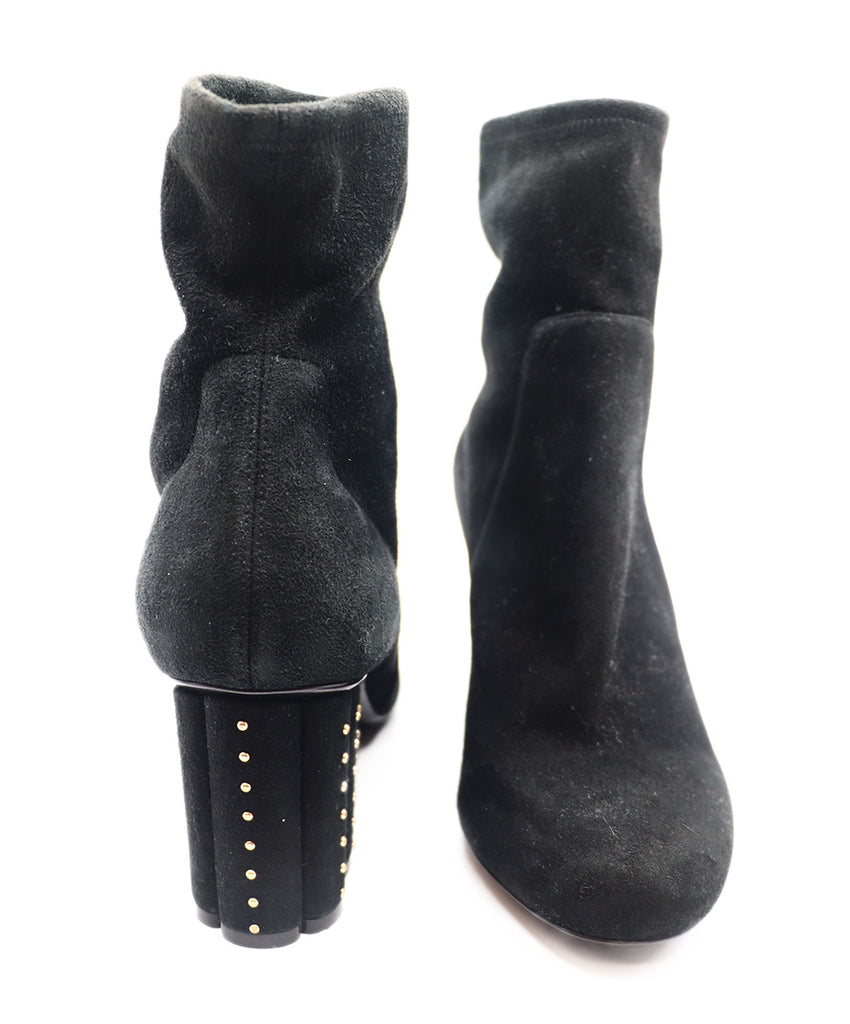 Ferragamo Black Suede Beaded Boot 2