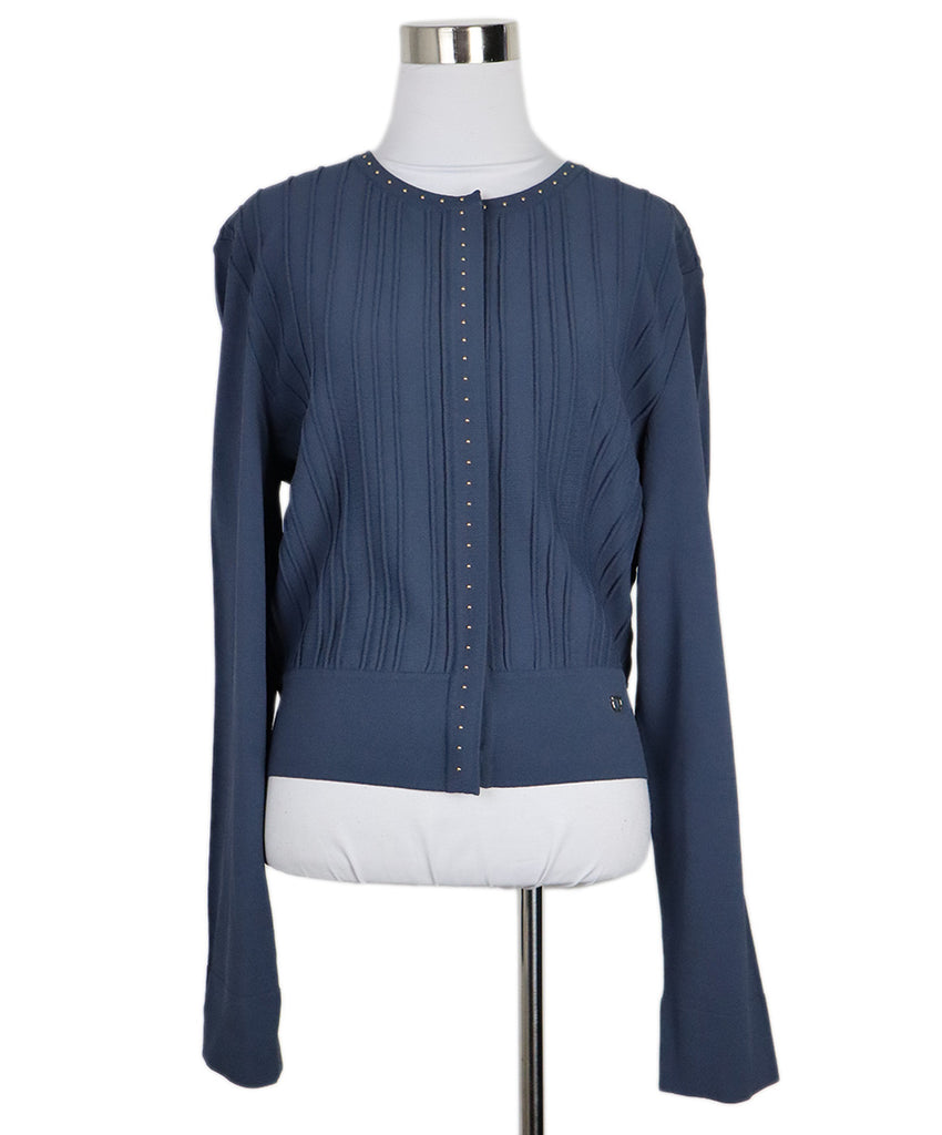 Ferragamo Blue Cardigan 