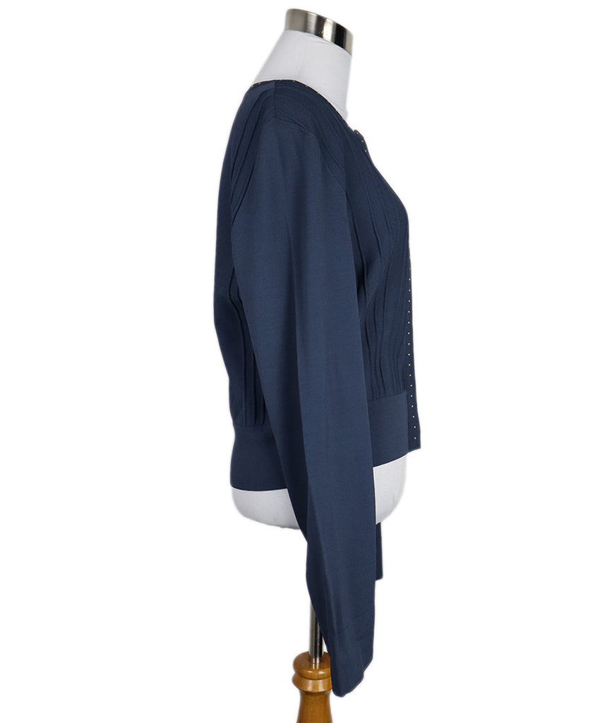 Ferragamo Blue Cardigan 1